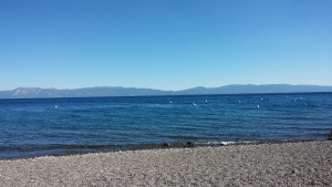 We got to see Lake Tahoe before heading home! It was beautiful!