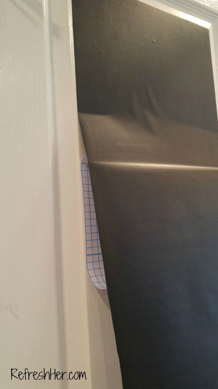 pantry chalkboard process