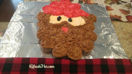 lumberjack cupcakes