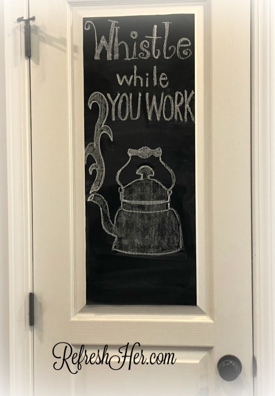 tea chalkboard