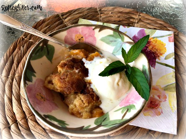 Peach Cobbler dump cake2