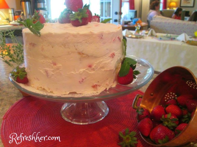 strawberry cake