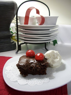 Chocolate cherry cake